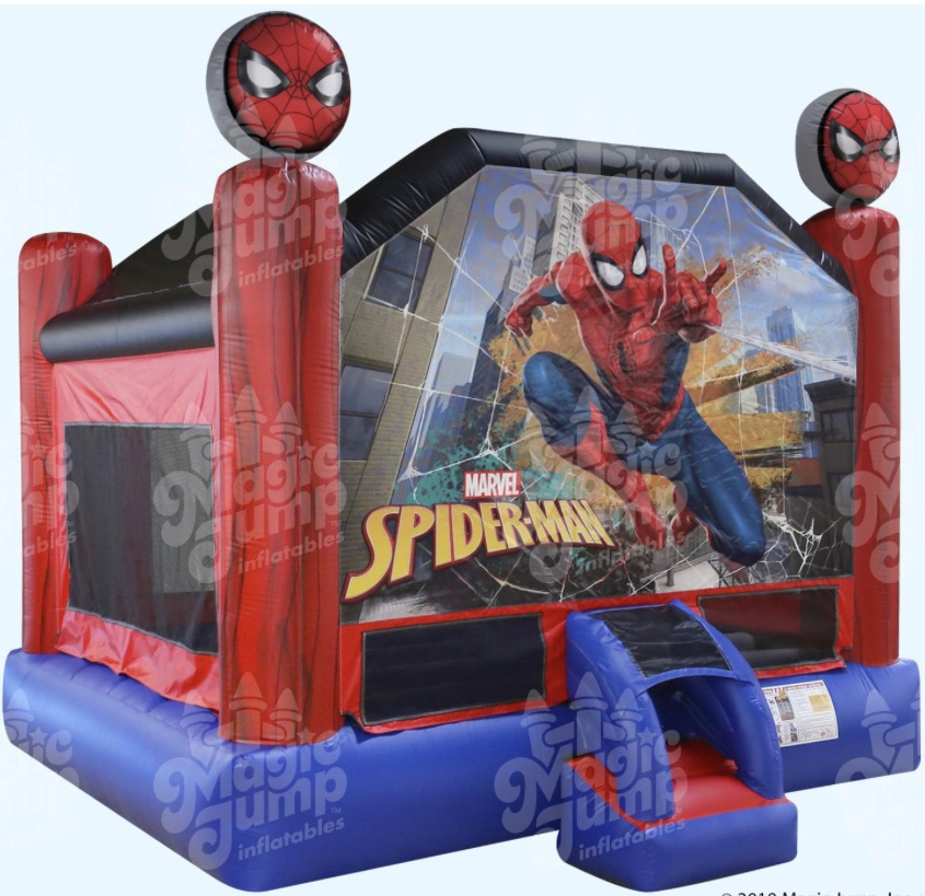 Spider-Man Theme bounce house